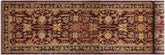 handmade Traditional Kafkaz Red Blue Hand Knotted RUNNER 100% WOOL area rug 3 x 12